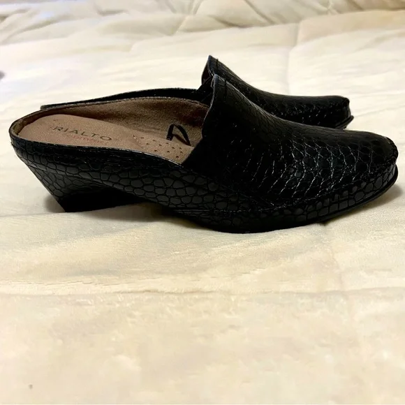 Rialto Vette Comfort Mule/Shoe Black Size 9 - Picture 7 of 8